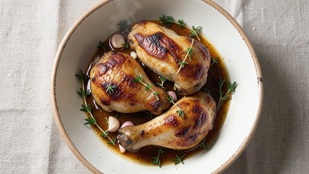Instant Pot Chicken Thighs and Legs Recipe: Pressure-Cooked Juicy Crispy Skin