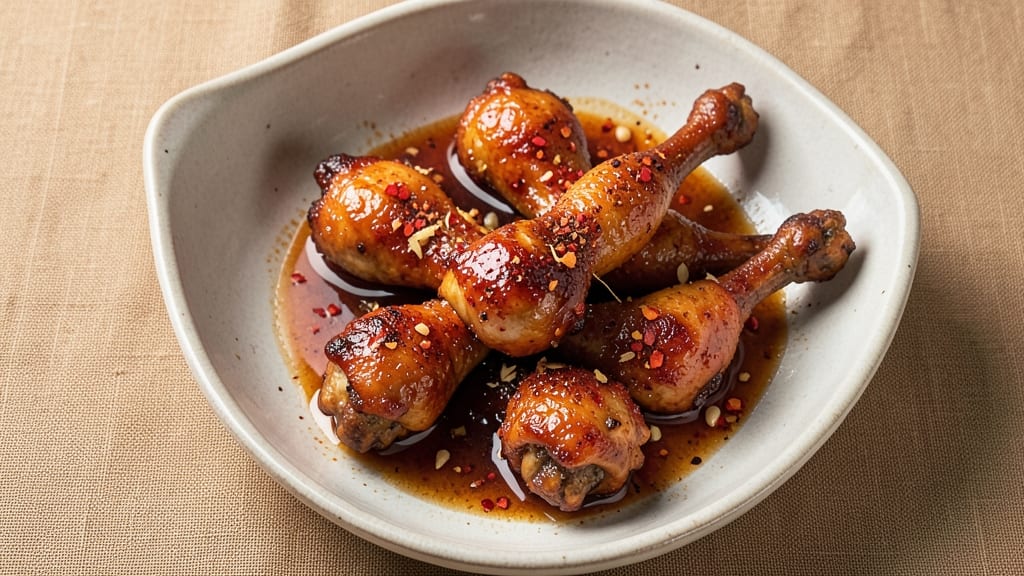 Lollipop Chicken Legs Recipe: Sweet-Hot Glaze That Caramelizes to Sticky Perfection