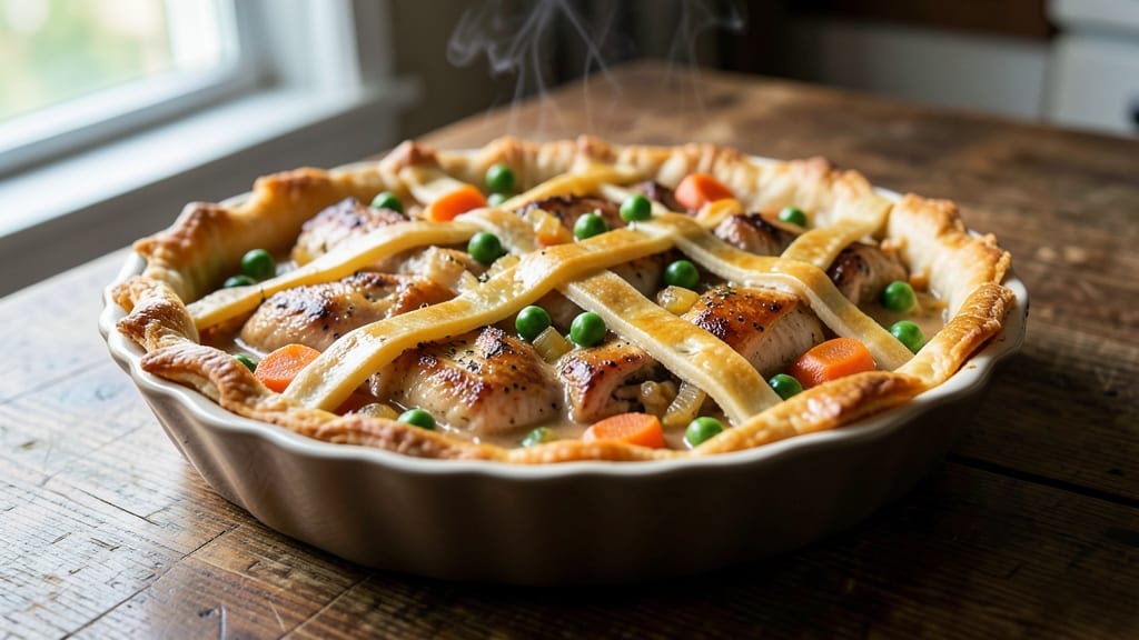 Mrs Budd's Chicken Pot Pie Copycat Recipe: Flaky Crust Hugs Savory Filling