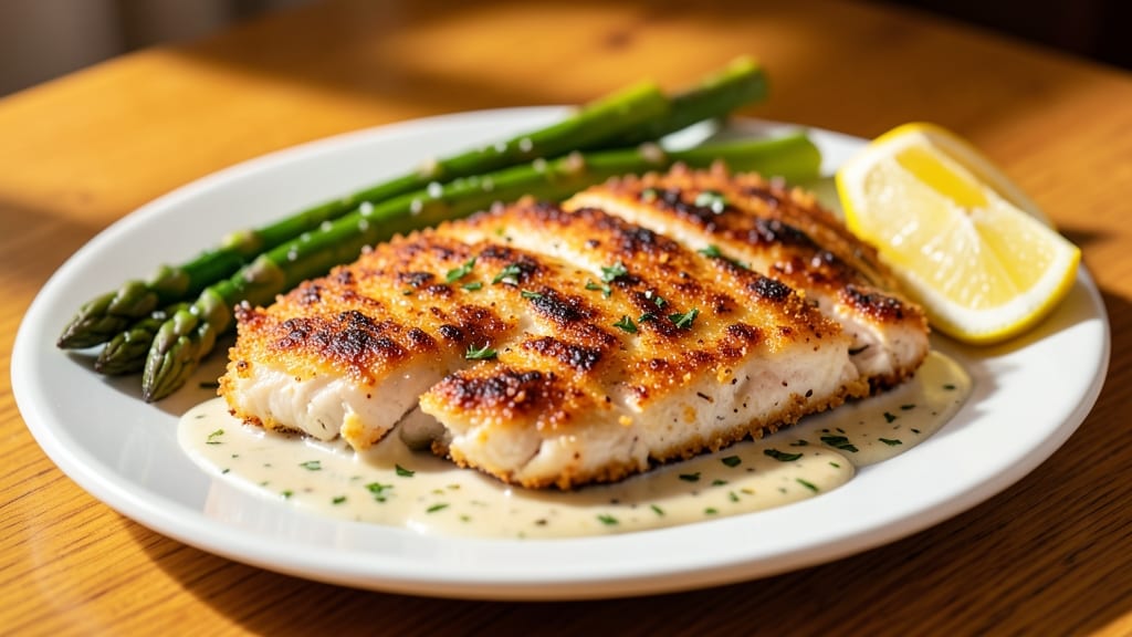 Olive Garden Chicken Scampi Copycat Recipe: Buttery Garlic-Lemon Fish With Crispy Breadcrumbs