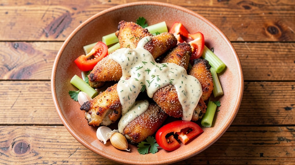 Ranch Dressing Chicken Wings Recipe: Tangy Crunch That Sticks Like Glue