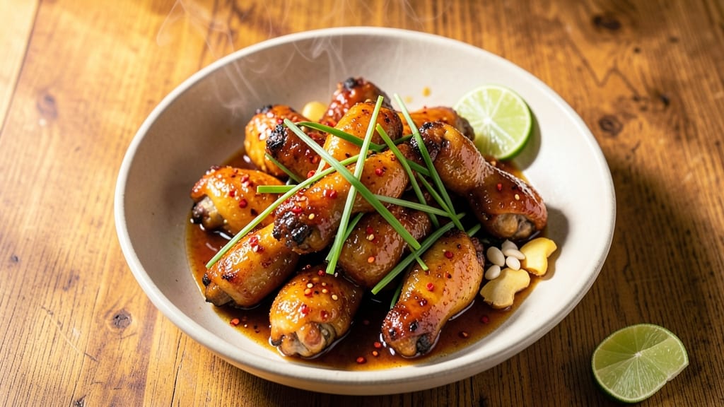 Vietnam Chicken Wings Recipe: Lemongrass-Ginger Marinated Crunch